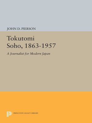 cover image of Tokutomi Soho, 1863-1957